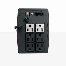 No Break Vica Optima 800 0.8 Kva / 400 W, Entrada 120 V, 6 Salidas Ac, Negro